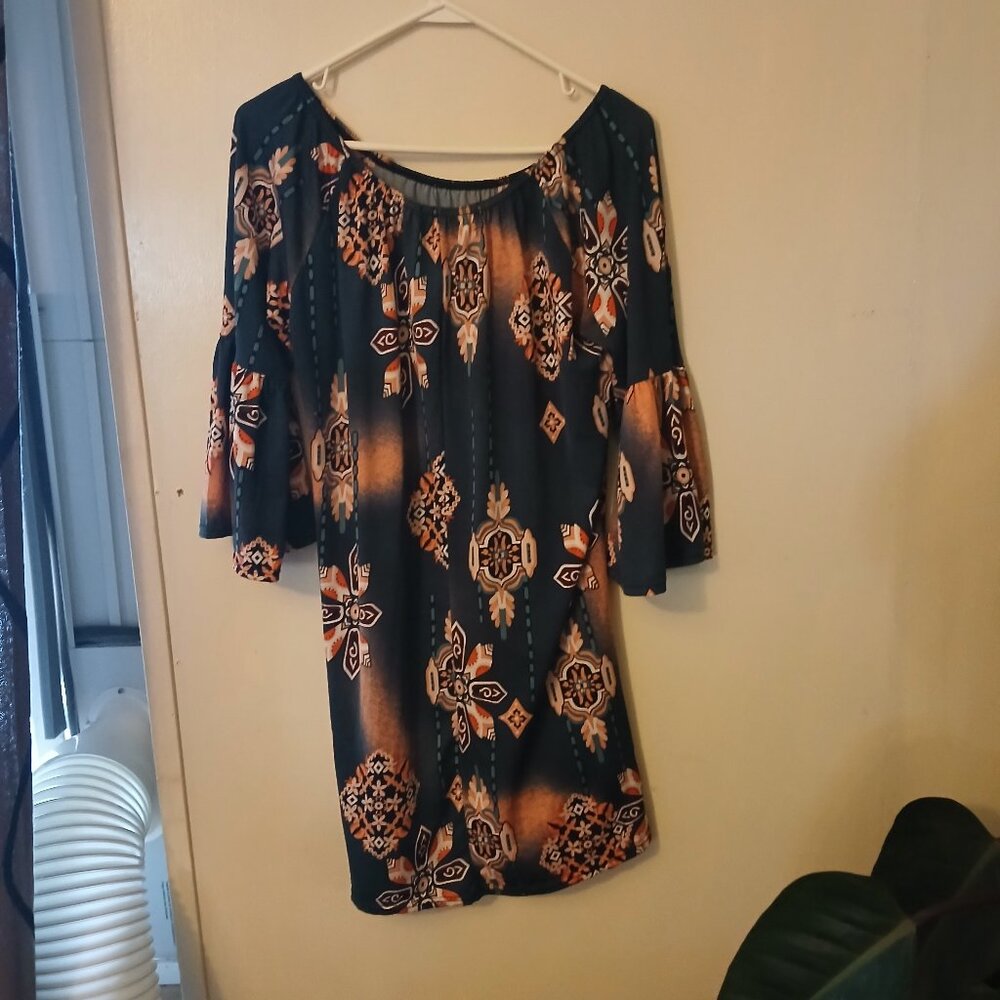 No brand women's green and pink dress Size Large/Extra Large